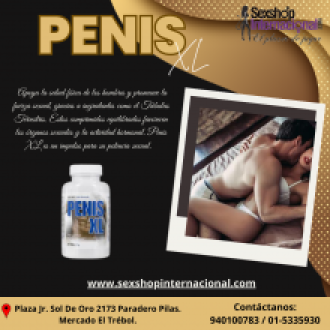 PENIS XL ESTIMULA EL CRECIMIENTO DEL PENE - SEXSHOP PLAZA NORTE.